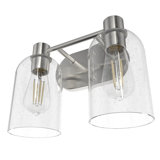Hunter Lochemeade Noble Bronze 2 Light Vanity Wall Light Fixture