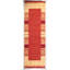 Handloomed Red Gabbeh Tribal Wool Area Rug-2029198070