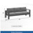 All-Weather Metal 3-Seat Patio Sofa With Cushions-718349533-718349534