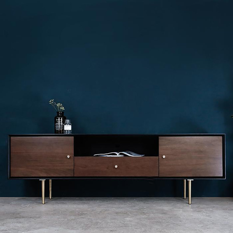 Meuble télé léger, luxueux, simple et moderne, H 23,6 po x L 63 po x l 15,7 po
