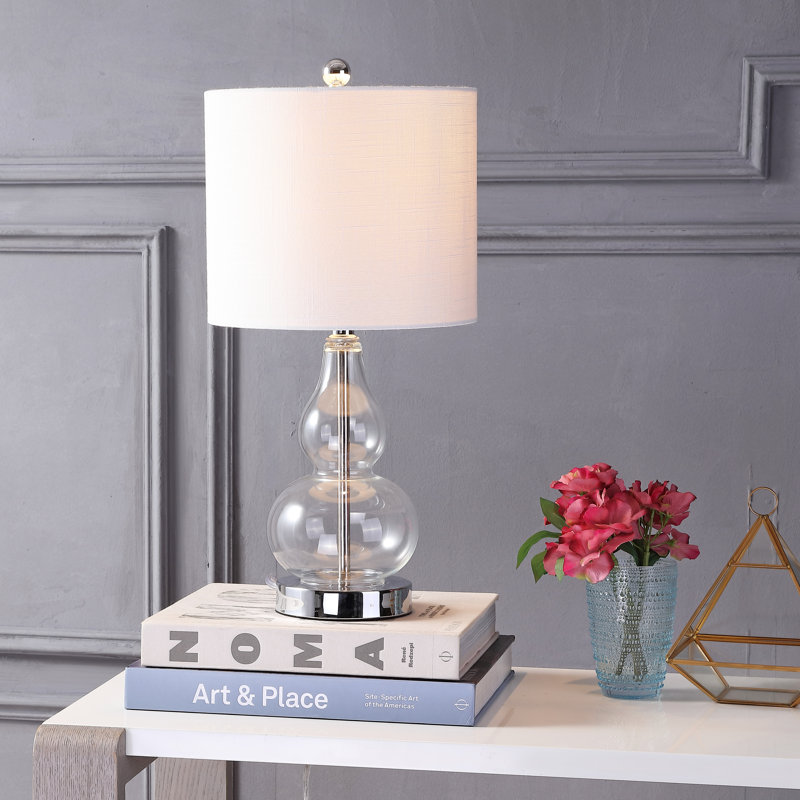 Lampe de table 20,5 "Galliano, Transparent