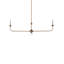 Lustre classique à 2 lumières de style bougie avec détails en fer forgé Nottaway