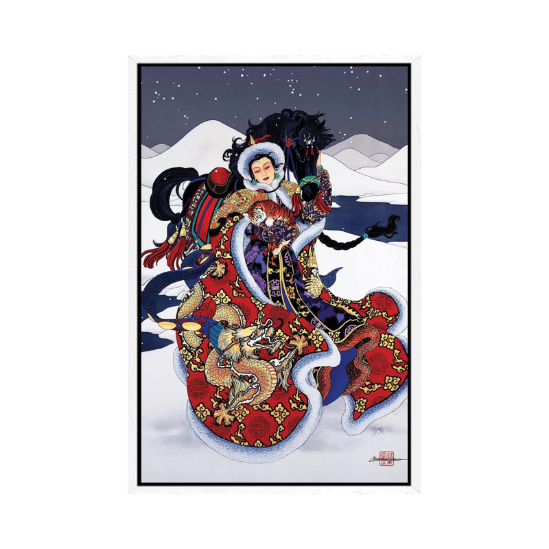 Timeless Devotion 1 Piece Painting on Canvas, 101.6 cm H x 66.04 cm W, White Framed