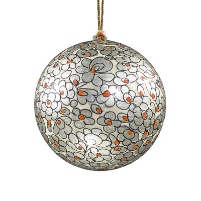 7.62cm Handmade Paper Plants & Flowers Bauble