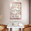 Plaque murale Kema Let's Stay Home Wreath-108483790