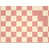 Rose / damier beige