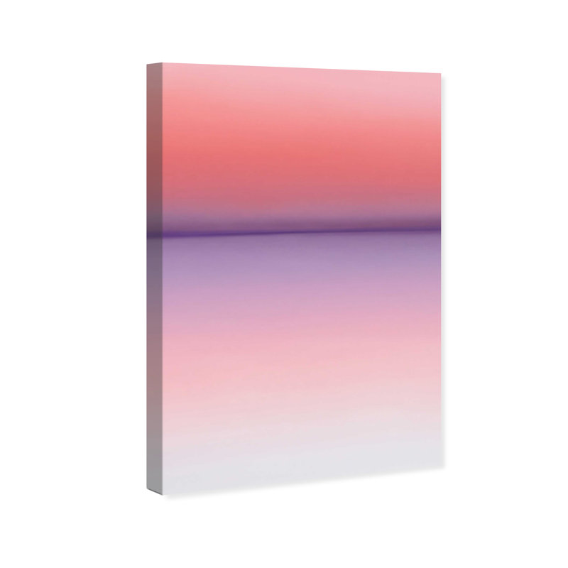 Peach Coastline II Print by Oliver Gal, 15"H x 10"W, Gallery Wrapped