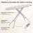 Height-adjustable Ironing Board Iron Table with 4 Legs-107379352