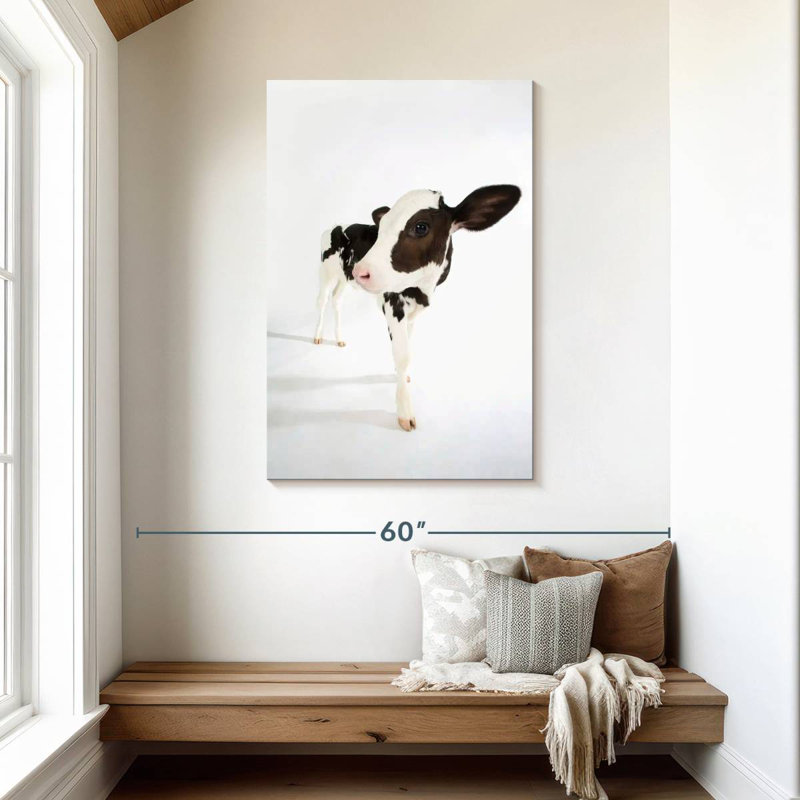 Brampt Charming Baby Cow, 45" H x 30" W