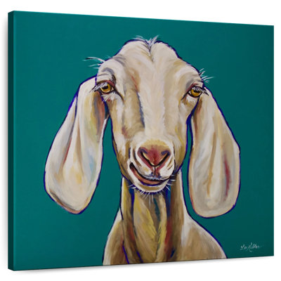 Crowle Goat On Teal