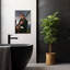 Sous-officier tenant son fusil - Affiche murale abstraite contemporaine-1406800441