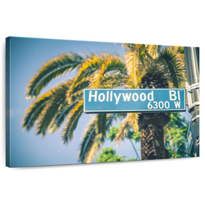Plaque de rue Sireci Hollywood