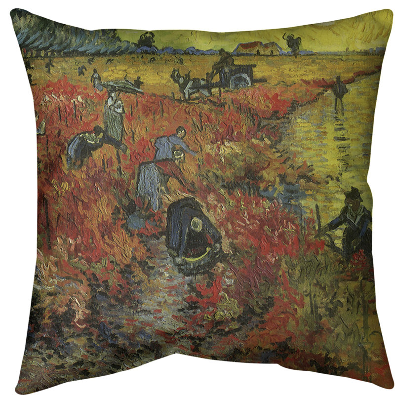 Coussin viticole vineyard, Jaune, Faux lin