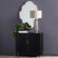 Armoire noire à 2 portes