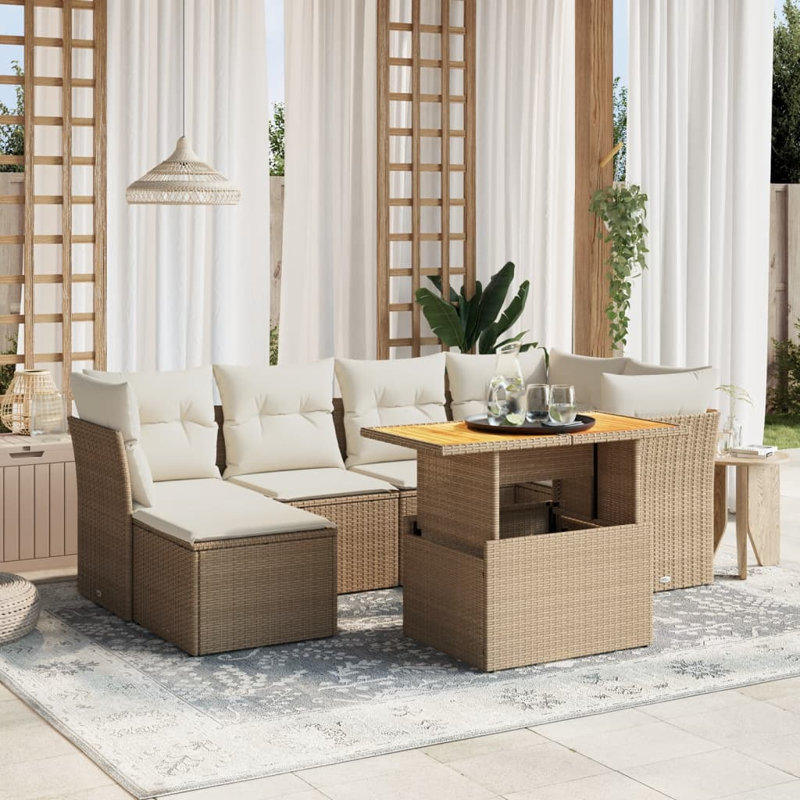 Ensemble de canapé de jardin Vidaxl