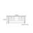 French-style retro minimalist sideboard