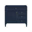 Meuble-lavabo de 36 po sans lavabo supérieur, armoire de rangement moderne avec 2 tiroirs et un tiroir basculant, structure en bois massif-145211800