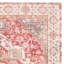 Tapis oriental rouge tissé à plat à la main Joppatowne-392145628