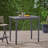 Outdoor Minimalist Acacia Wood Rectangle Bar Table-489177630