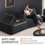 Ensemble de canapés modulaires surdimensionnés de luxe avec lumière de 139 po, canapé modulaire rembourré moelleux en chenille avec dossiers amovibles et coussins moelleux, noir-1744120759