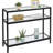 Solitro 39.5'' Glass Top Console Table-2098020953