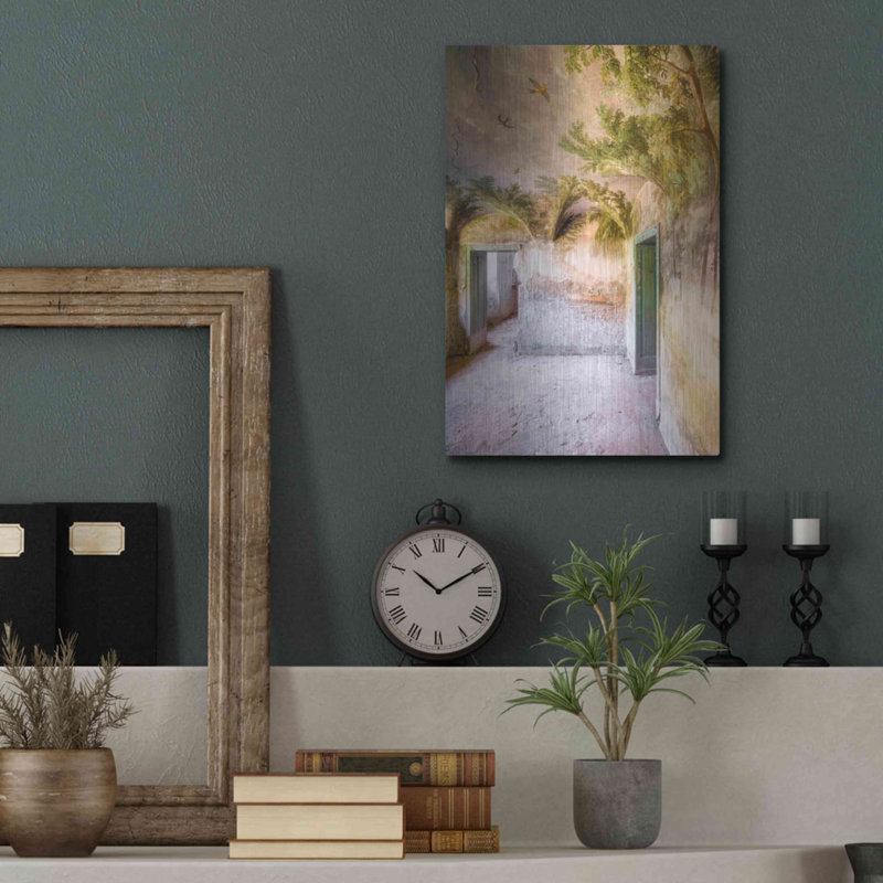 «Palm Room» par Roman Robroek, art mural en métal, H 16 po x l 12 po