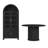 47" Round Dining Table With 71'' Tall Kitchen Pantry Storage Cabinet-1443872708