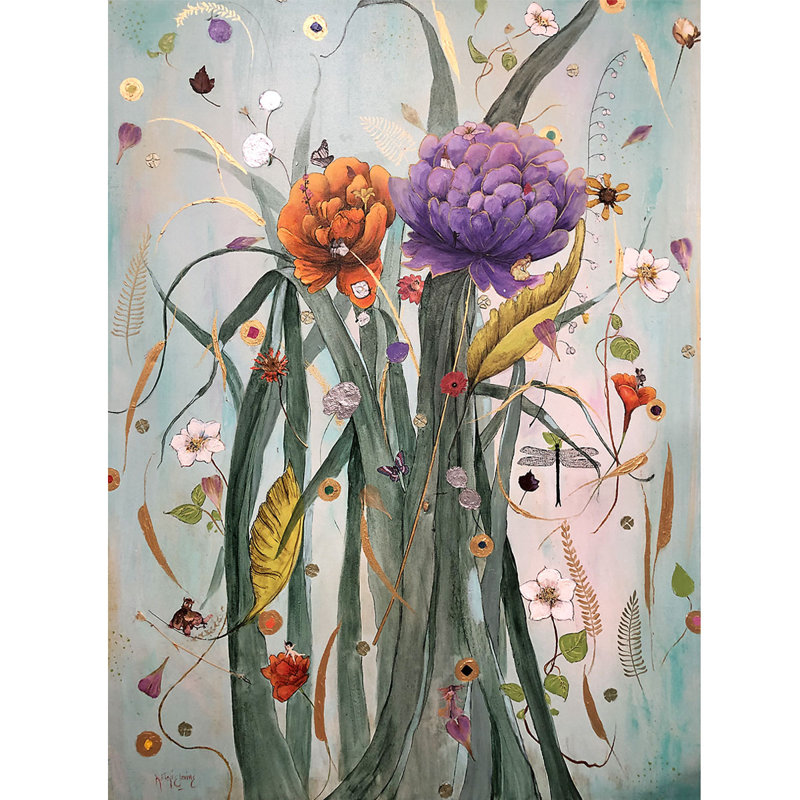 Spring Dance Painting by Natalie Levine