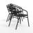 Steel Outdoor Stacking Dining Armchair-986429785