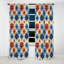 Motif floral marocain marocain - Rideau floral - Rideau occultant floral - 1 panneau-107555602