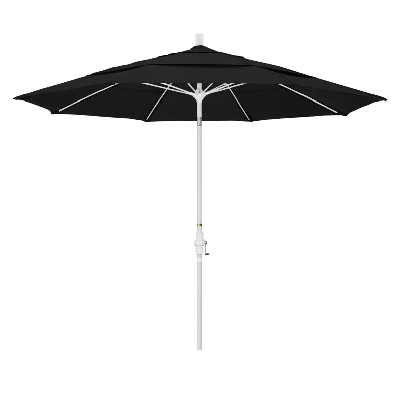 Mariyah 132'' Market Sunbrella® Umbrella, Canvas Black Sunbrella® Canvas