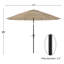 Table de salle à manger pour 6 personnes avec coussins et parasol Weston-90563751
