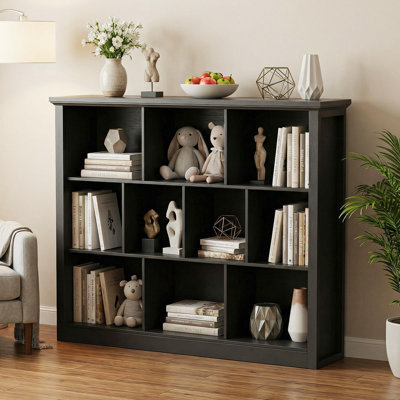 10 Cube Storage Organizer Book Shelf