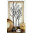 Brown Wood Frame with Metal Tree Wall Decor