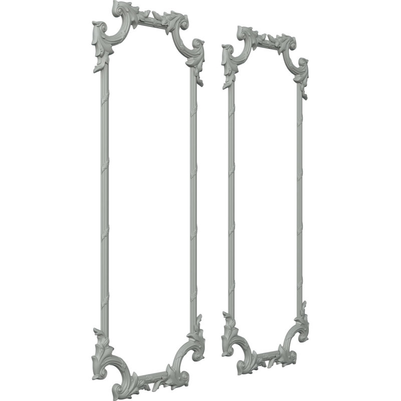 Tirana Panel Moulding Ki, 28"W x 72"H, Double