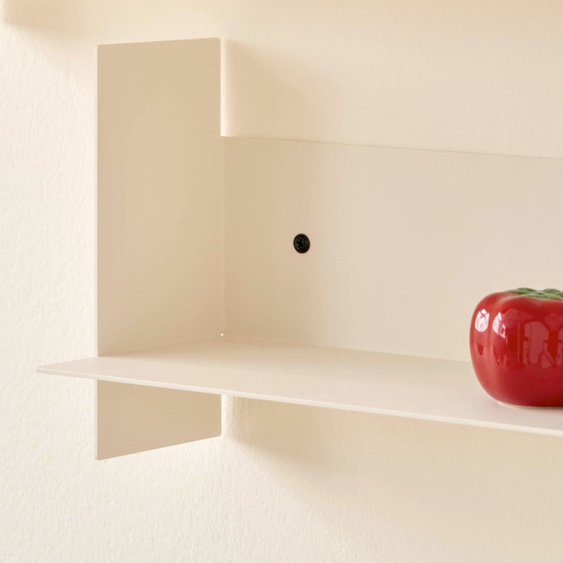 PLI Wall Shelf, 23.62"W, Cream White