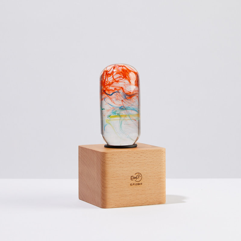 Lampe de table en bois 6,3 po