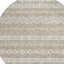 Tapis rond lavable 8 pi beige et ivoire Southwestern
