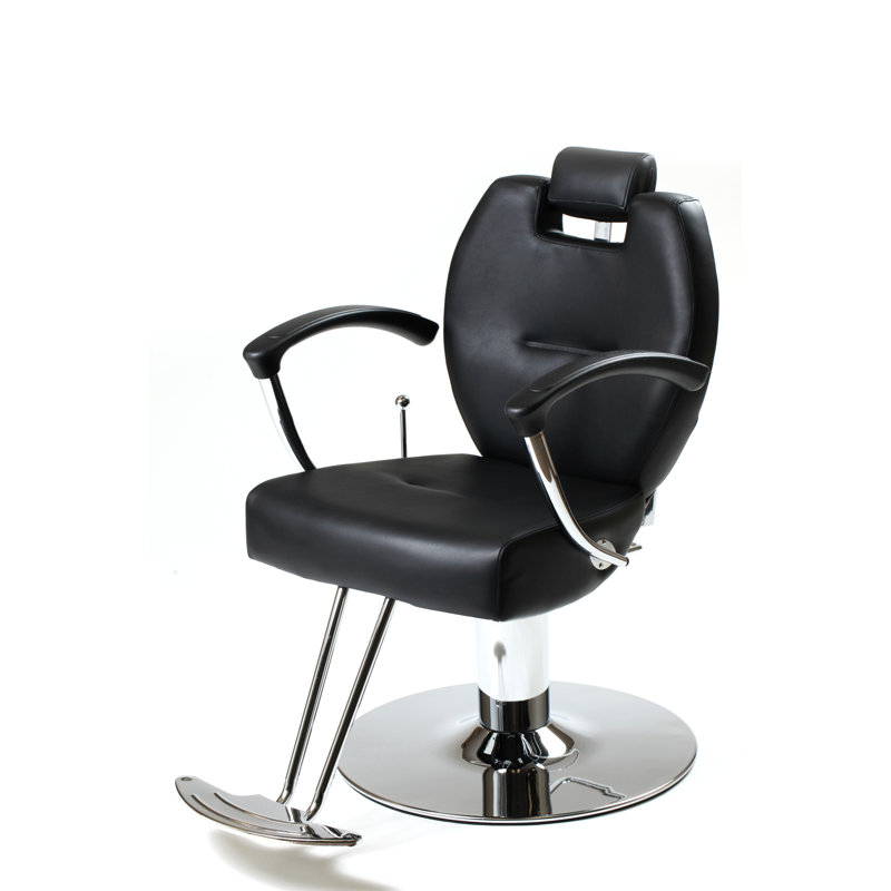 Fauteuil de salon en similicuir herman, Similicuir noir