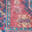 Tapis bleu marine / rouge pâle / beige lavable à la machine-459919843