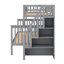 Lit superposé avec escalier de rangement-1240129285