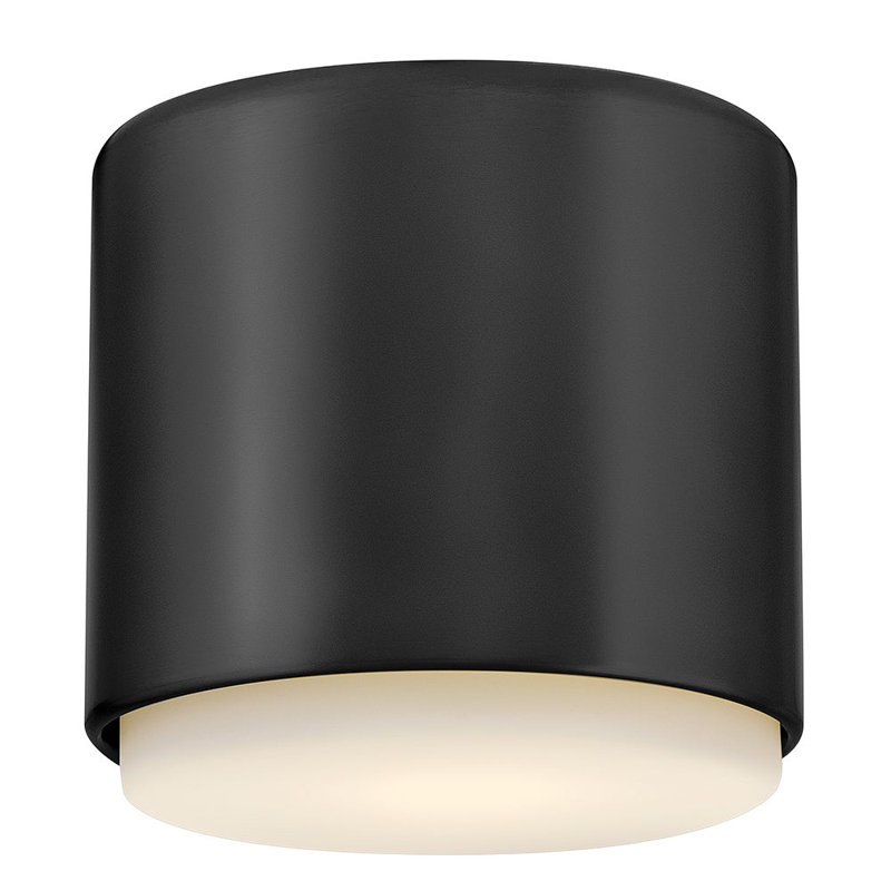 Hinkley Cedric Flush Mount Flat, Black