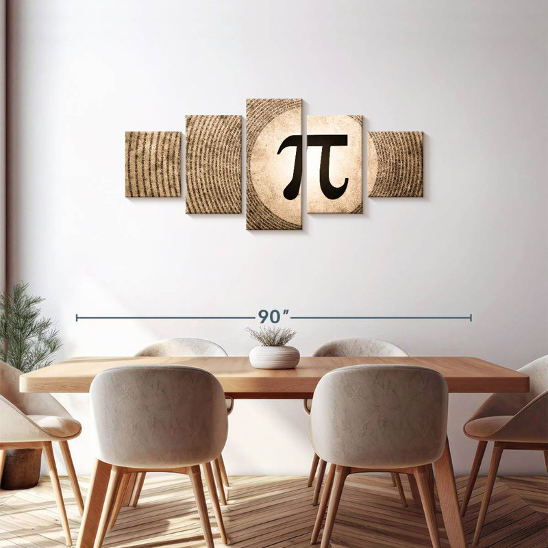 Grunge Pi, H 30 po x l 68 po