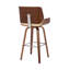 Chaise de bar pivotante 43 po en similicuir et fer 43 po-1987926863-1987926860