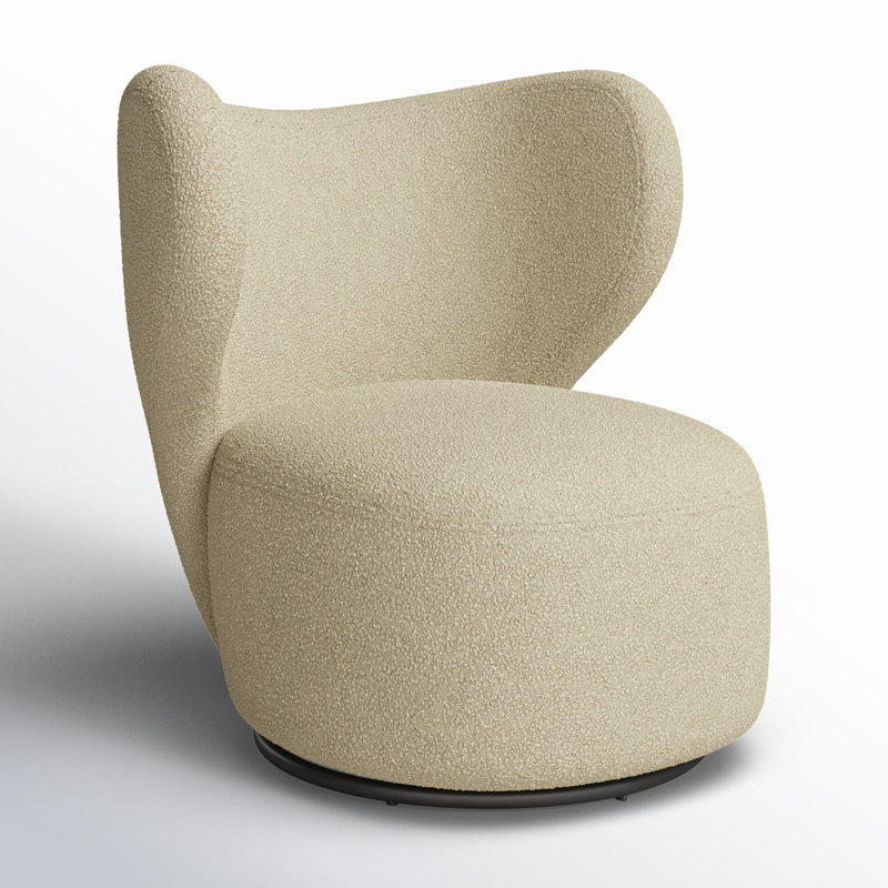 Samos Upholstered Swivel Accent Chair