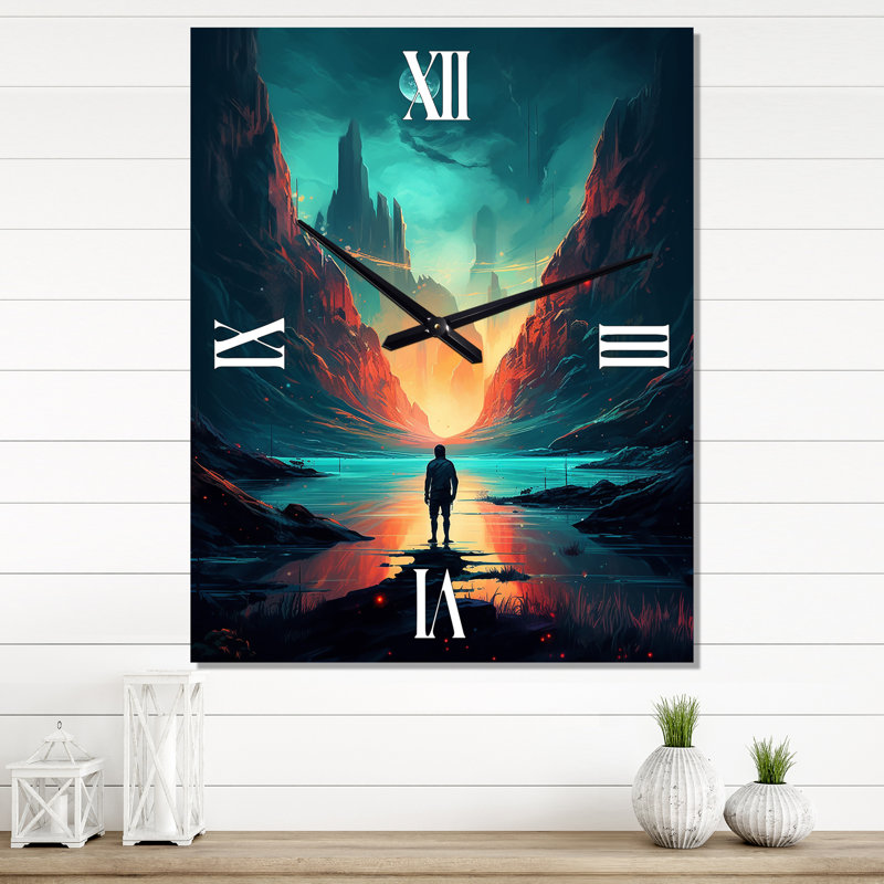 Jalesia - Horloges murales spatiales, H 28 po x l 12 po