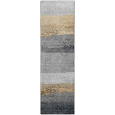Premium Machine Washable Fairwood AMF1883 Stripes Rug