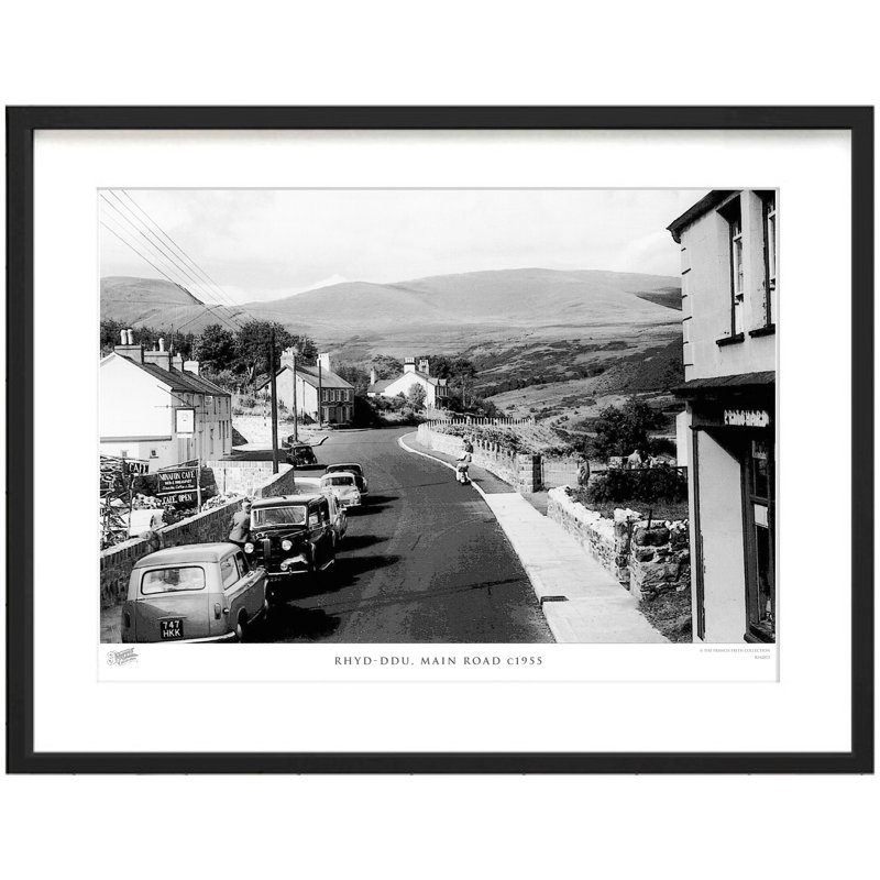 Rhyd-Ddu, Main Road C1955 by Francis Frith - Single Picture Frame Print, 45cm H x 60cm W x 2.3cm D