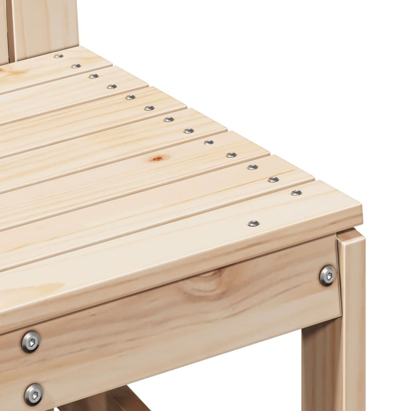 Shiey Outdoor Armless Lounge Chair, Natural