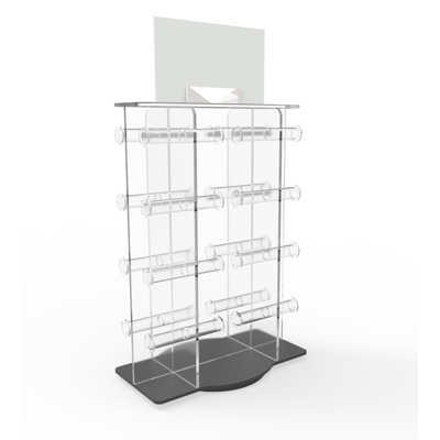 Support pivotant en acrylique 16 barres Plexiglass 15390